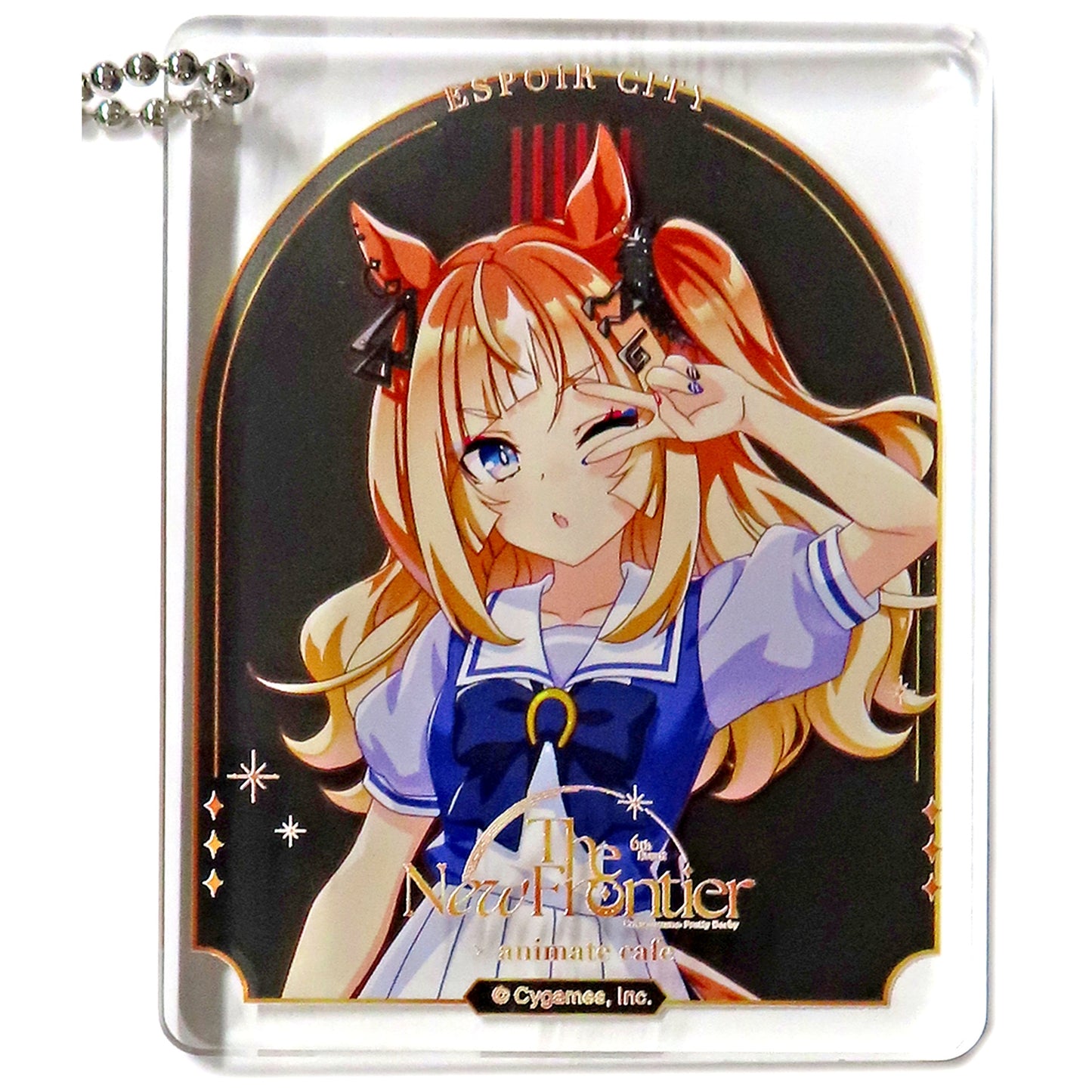 Espoir City Uma Musume Pretty Derby CoLotta Trading Acrylic Plate Keychain Group D 6th EVENT The New Frontier animatecafe [USED]