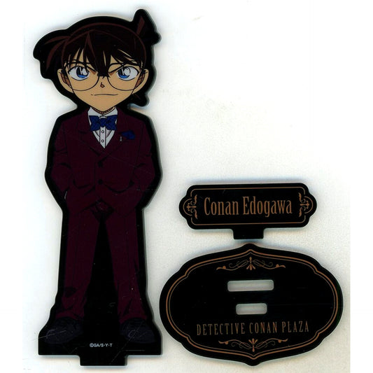 Conan Edogawa Main Visual Detective Conan Black Acrylic Stand Conan Plaza 2025 Ltd [USED]