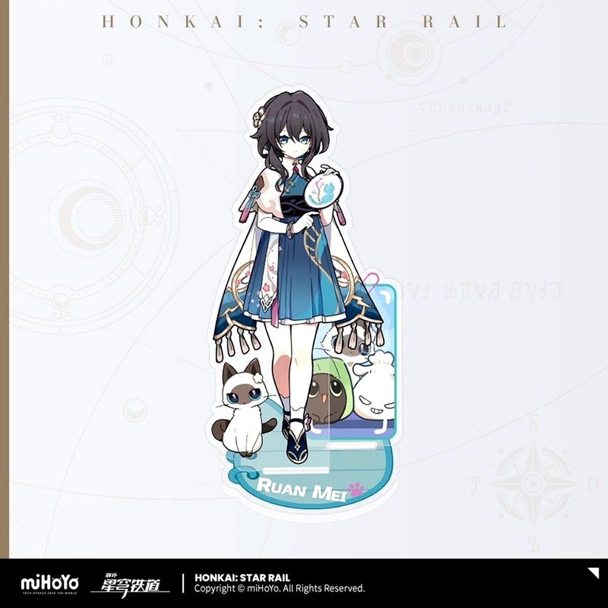 Ruan Mei Honkai: Star Rail Chibi Neko Series Acrylic Stand [USED]
