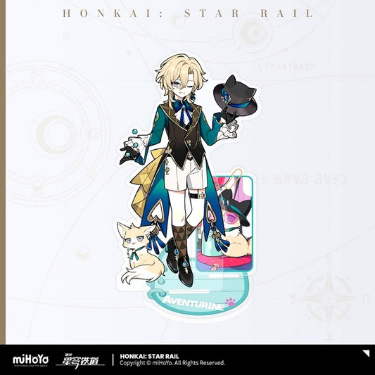 Aventurine Honkai: Star Rail Chibi Neko Series Acrylic Stand [USED]
