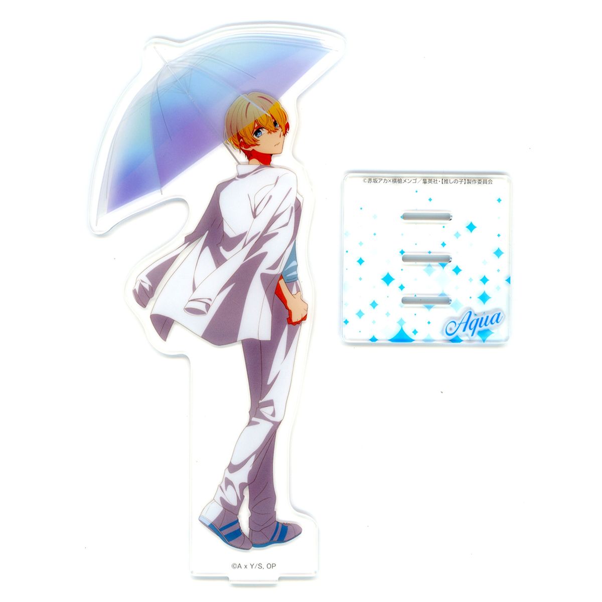 Aquamarine Hoshino Big Acrylic Stand Sega Lucky Kuji Oshi No Ko After the Rain Im Always with You C Prize [USED]