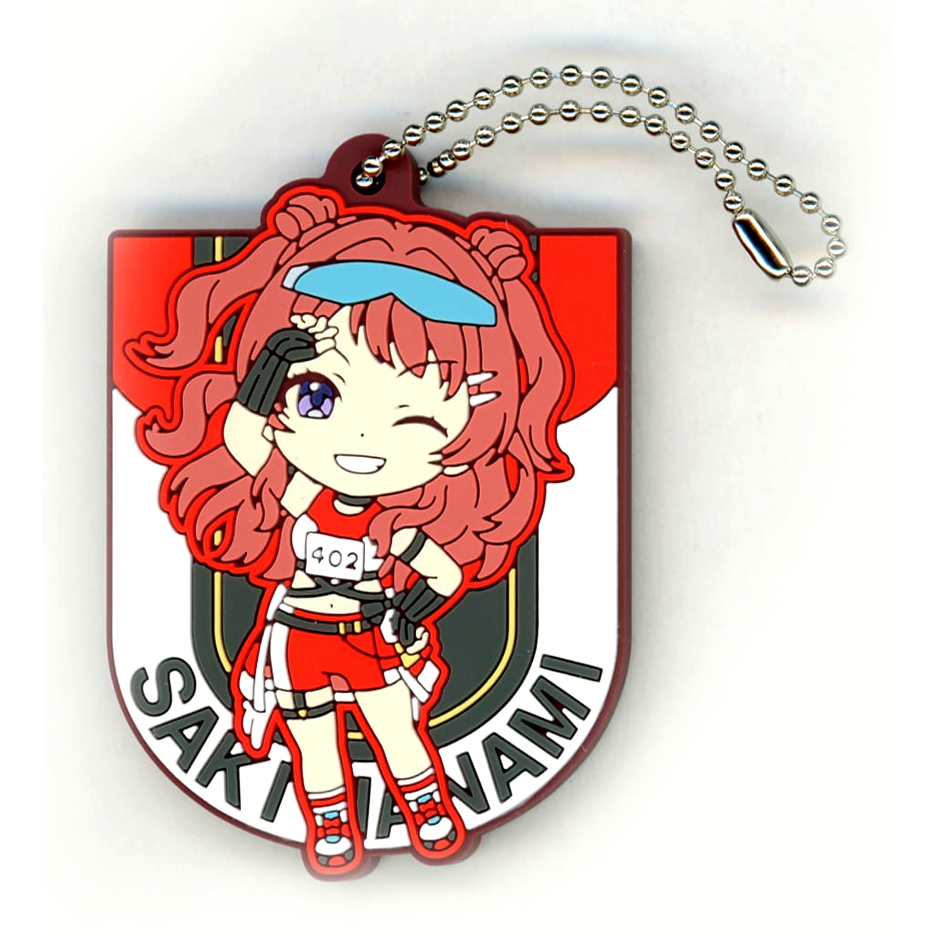 Saki Hanami Gakuen iDOLM@STER Ichiban Kuji Part2 Kyunchara Rubber Charm Prize F [USED]