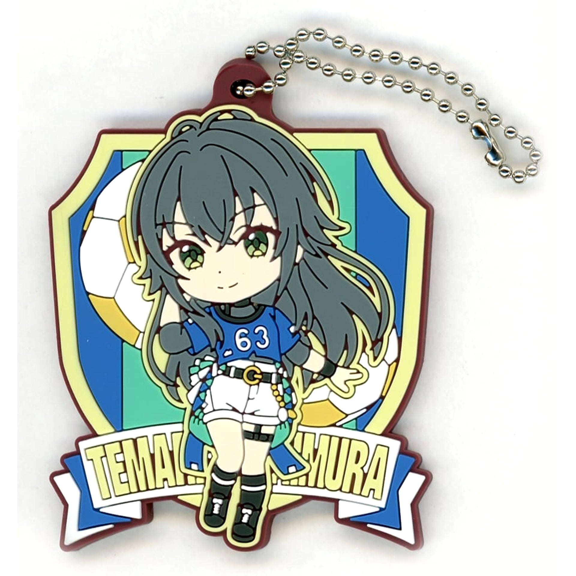 Gakuen iDOLM@STER Temari Tsukimura Ichiban Kuji Part2 Kyunchara Rubber Charm Prize F [USED]
