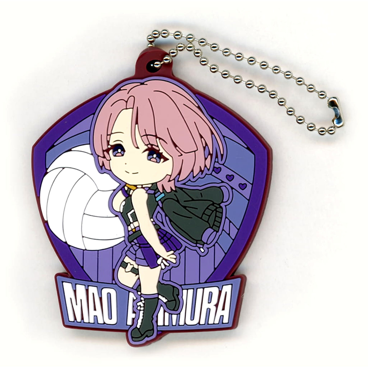 Gakuen iDOLM@STER Mao Arimura Ichiban Kuji Part2 Kyunchara Rubber Charm Prize F [USED]