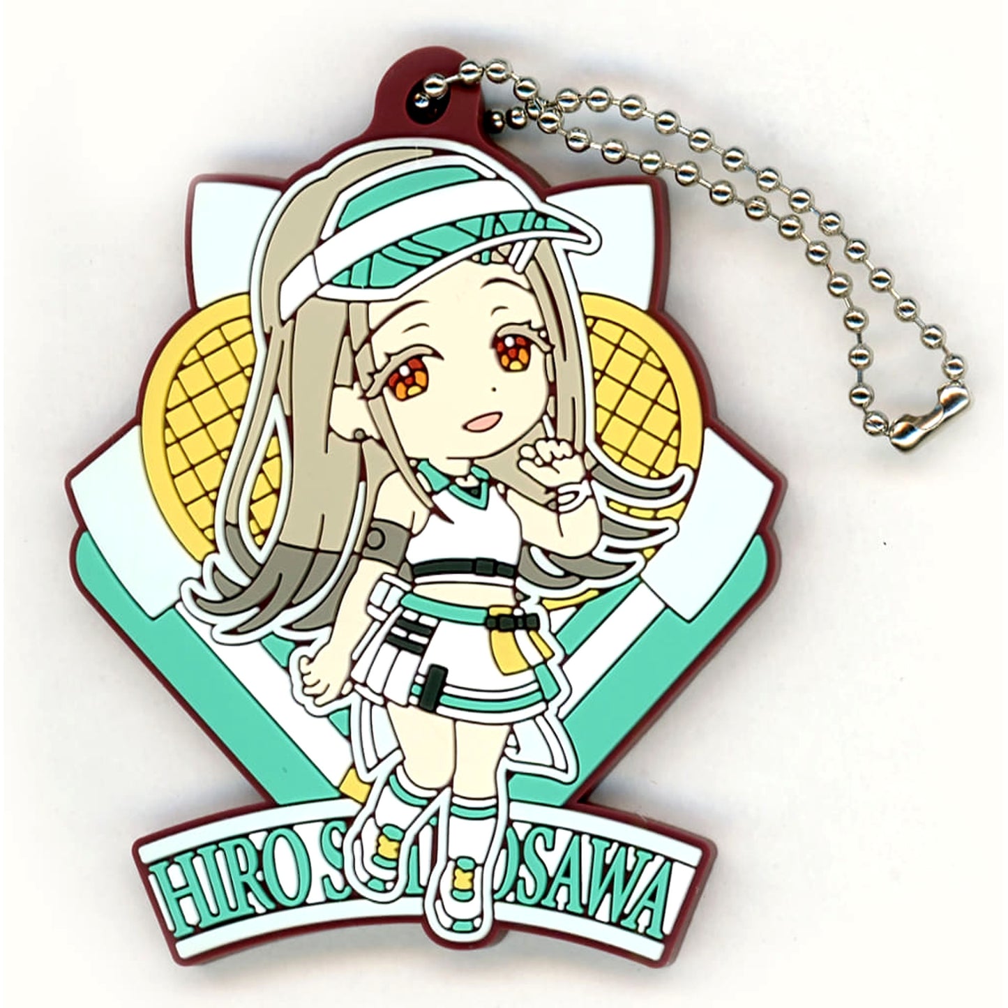 Gakuen iDOLM@STER Hiro Shinosawa Ichiban Kuji Part2 Kyunchara Rubber Charm Prize F [USED]