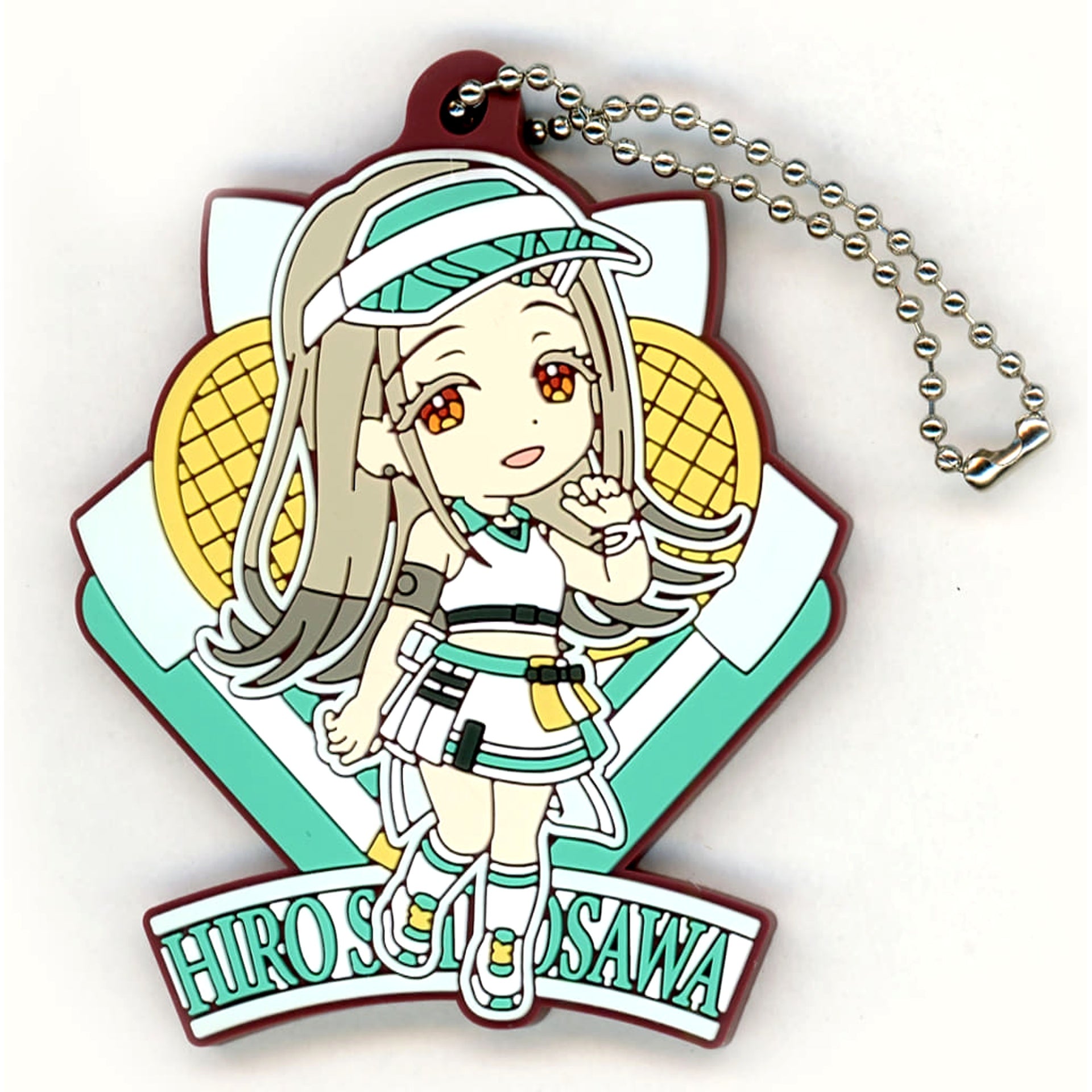 Gakuen iDOLM@STER Hiro Shinosawa Ichiban Kuji Part2 Kyunchara Rubber Charm Prize F [USED]