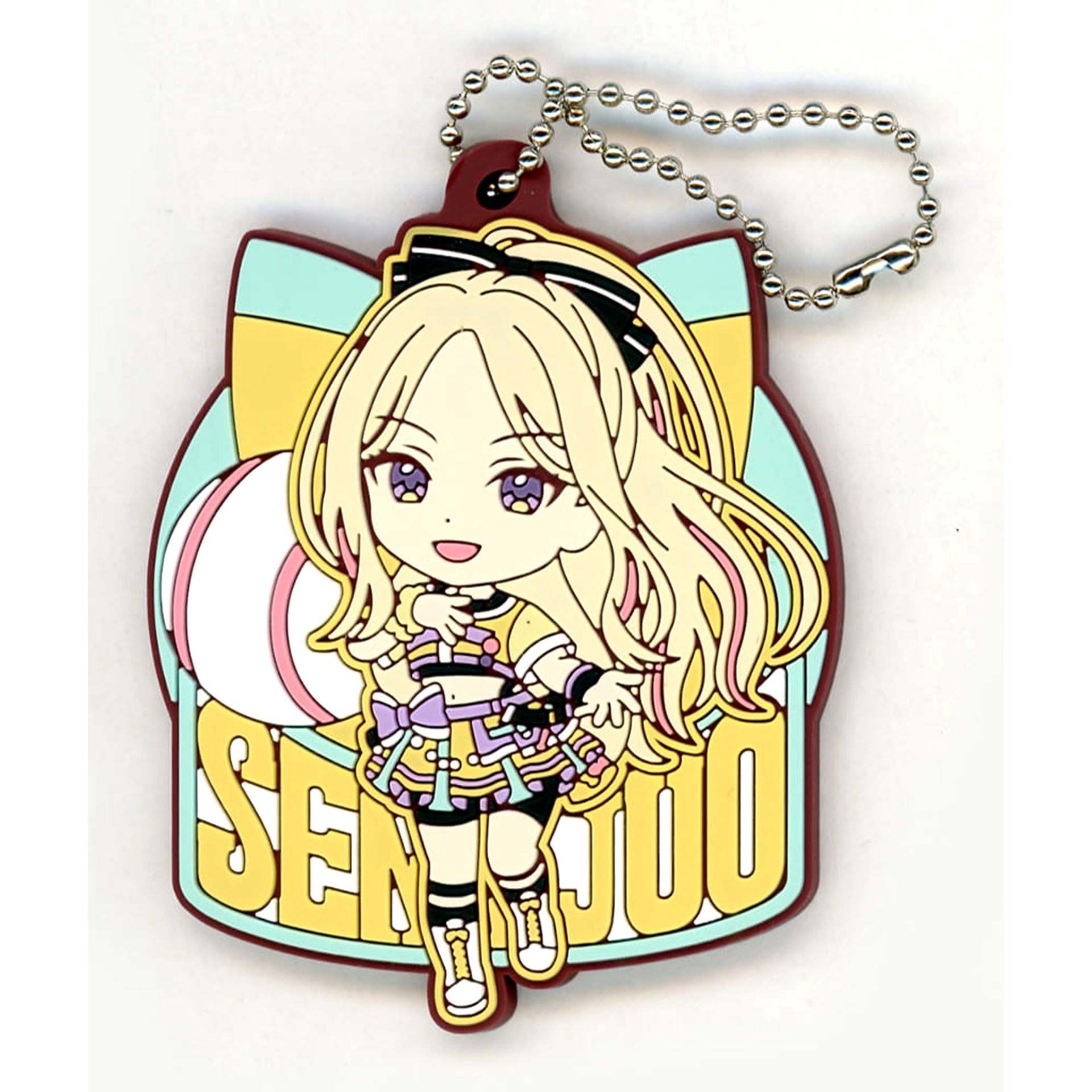 Gakuen iDOLM@STER Sena Juo Ichiban Kuji Part2 Kyunchara Rubber Charm Prize F [USED]