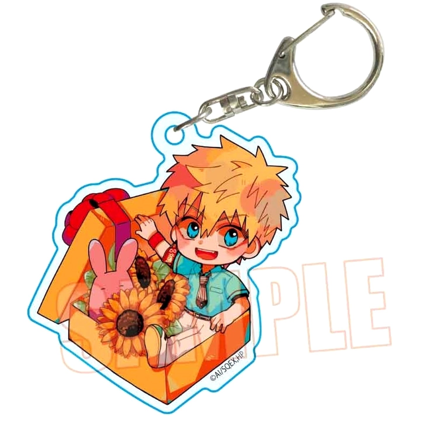Toilet Bound Hanako kun Kou Minamoto Himawari Flower Box Acrylic Keychain Keychains [USED]