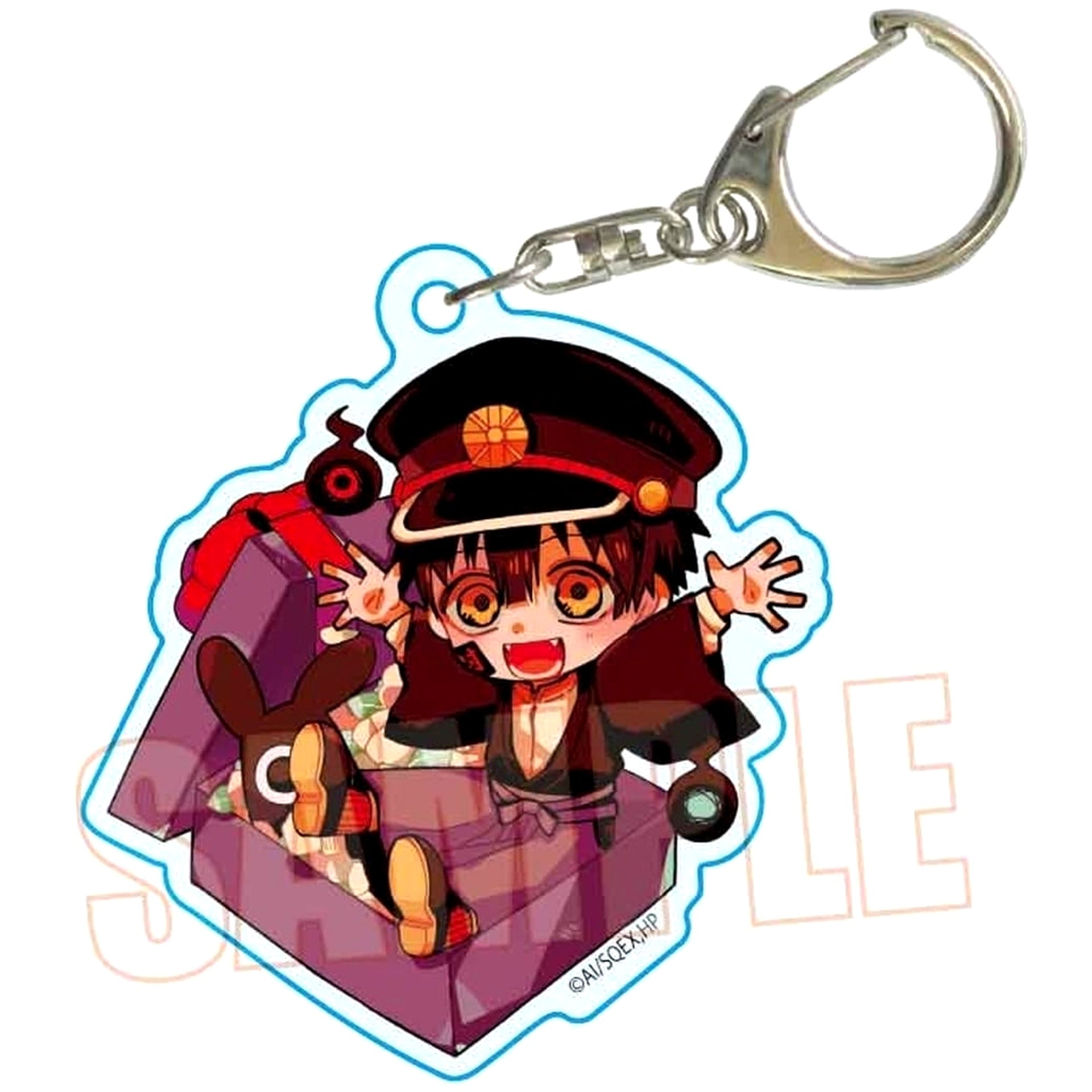 Toilet Bound Hanako kun Tsukasa Camellia Flower Box Acrylic Keychain Keychains [USED]