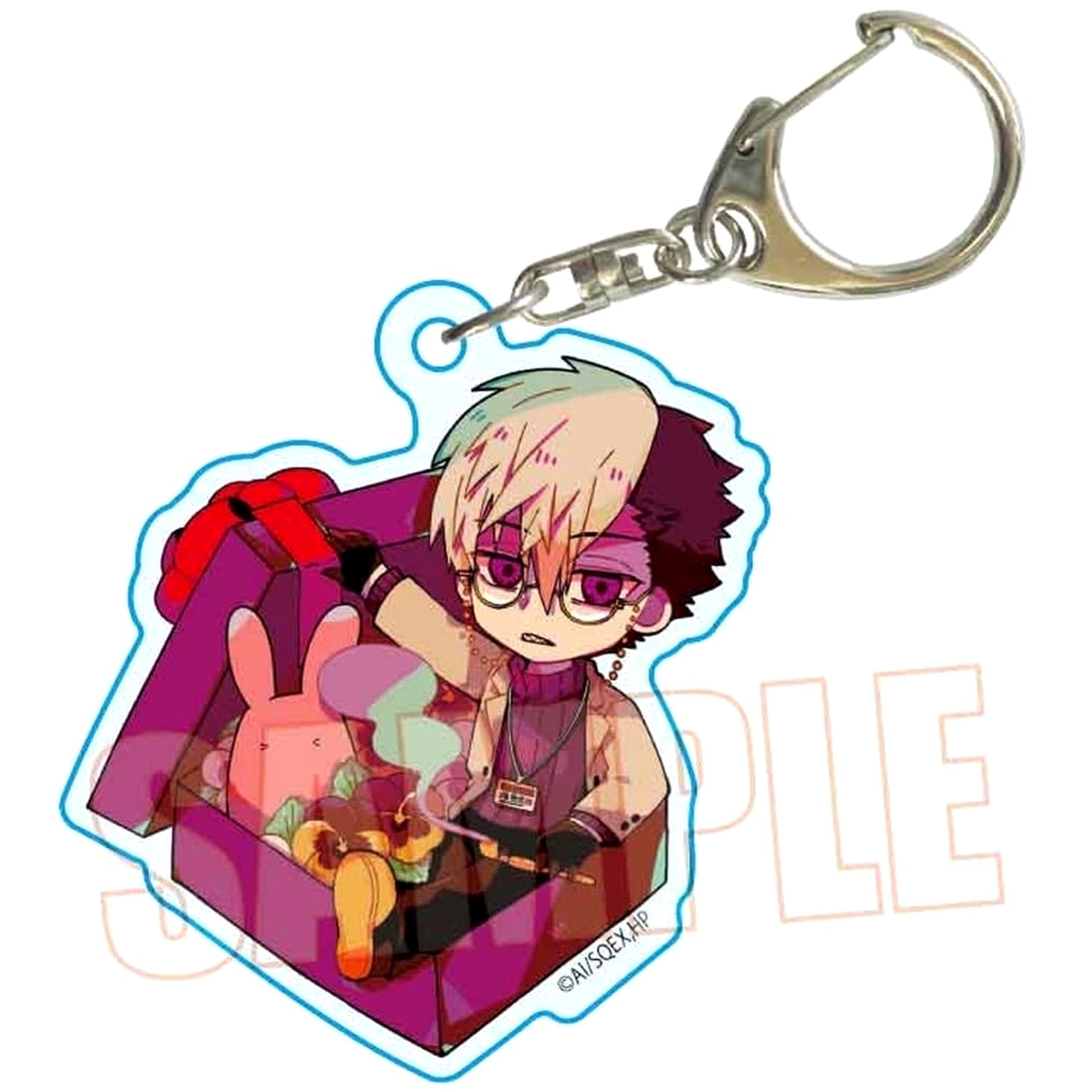 Toilet Bound Hanako kun Tsuchigomori Pansy Flower Box Acrylic Keychain Keychains [USED]