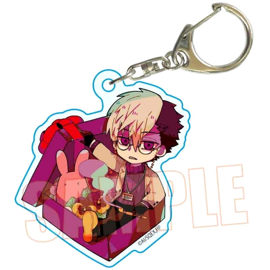 Toilet Bound Hanako kun Tsuchigomori Pansy Flower Box Acrylic Keychain Keychains [USED]