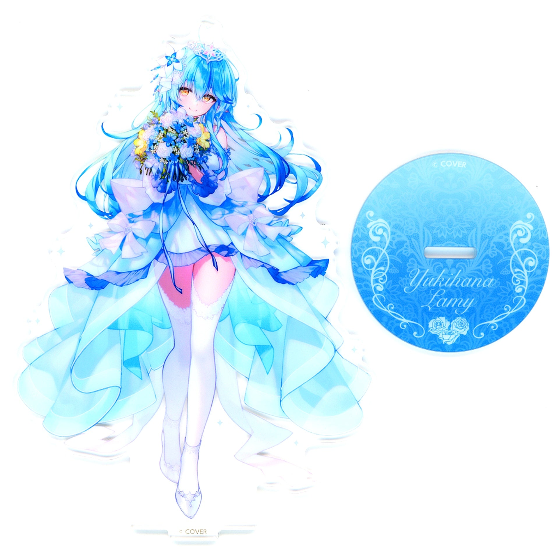 Yukihana Lamy Virtual YouTuber hololive Seasonal Days June Bride Something blue Acrylic Stand [USED]