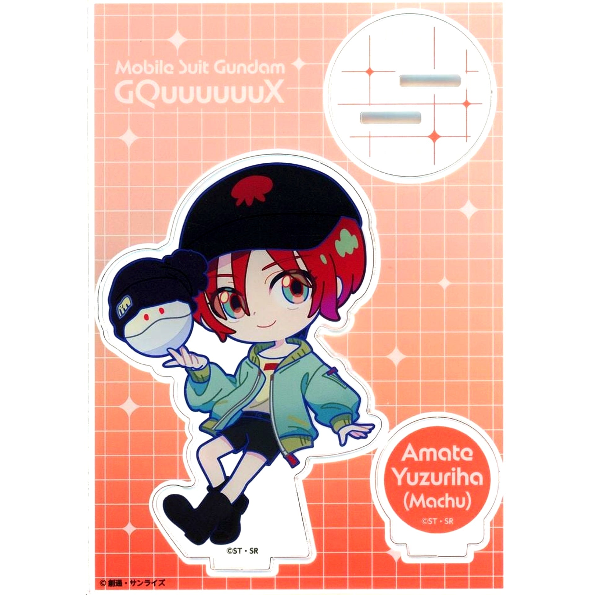 Amate Yuzuriha (Machu) Mobile Suit Gundam GQuuuuuuX x Tokyu Kabukicho Tower Climax Collaboration Mini Chibi Acrylic Stand [USED]