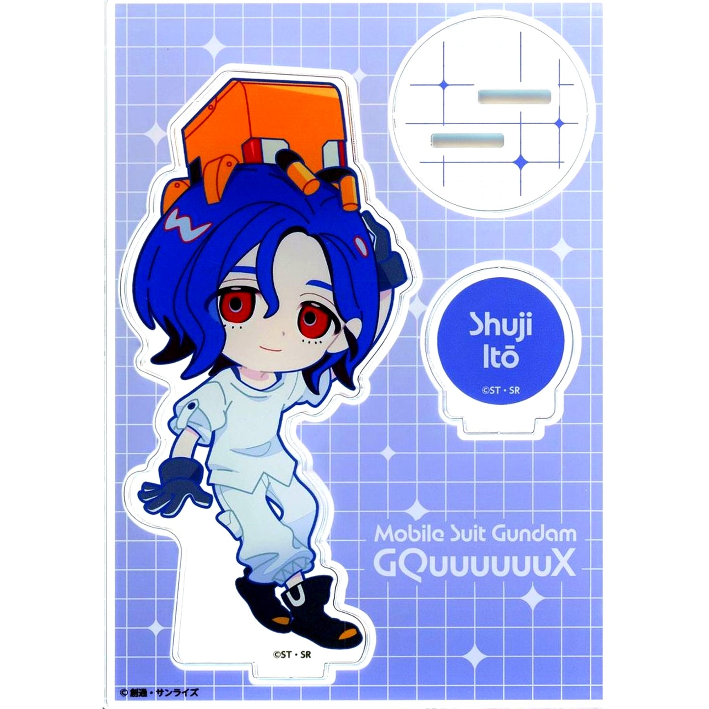 Shuji Ito Mobile Suit Gundam Silver Phantom x Tokyu Kabukicho Tower Climax Collaboration Mini Character Acrylic Stand [USED]