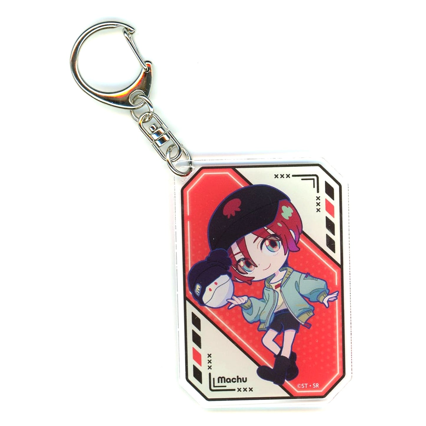 Amate Yuzuriha (Machu) Mobile Suit Gundam GQuuuuuuX x Tokyu Kabukicho Tower Climax Collabo Trading Mini Character Acrylic Keychain [USED]