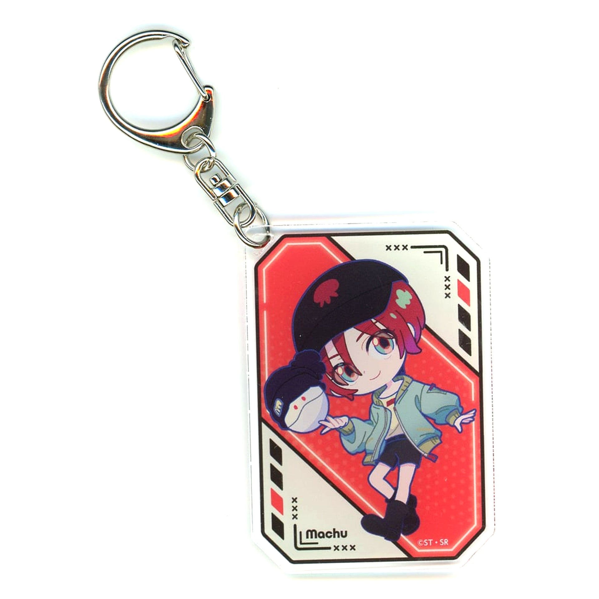 Amate Yuzuriha (Machu) Mobile Suit Gundam GQuuuuuuX x Tokyu Kabukicho Tower Climax Collabo Trading Mini Character Acrylic Keychain [USED]