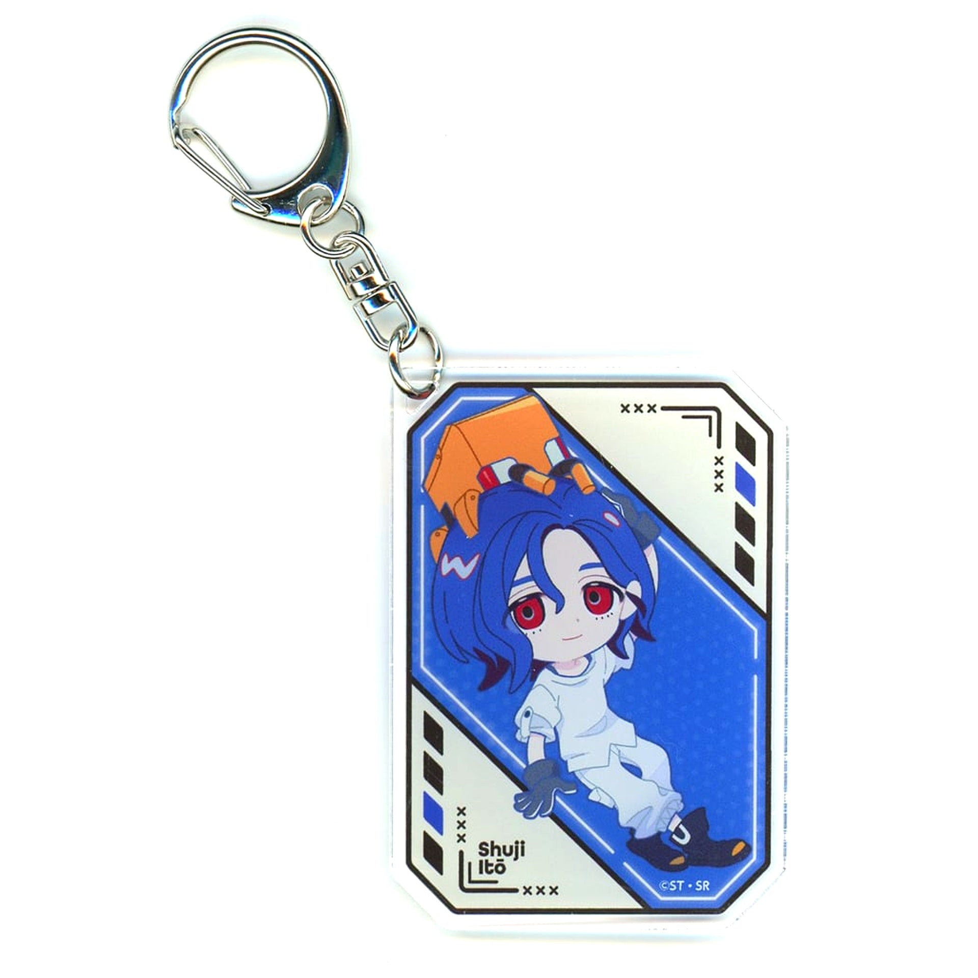 Shuji Ito Mobile Suit Gundam GQuuuuuuX x Tokyu Kabukicho Tower Climax Collabo Trading Mini Character Acrylic Keychain [USED]