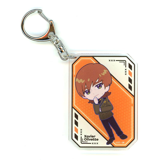Exabe Olive Mobile Suit Gundam GQuuuuuuX x Tokyu Kabukicho Tower Climax Collabo Trading Mini Character Acrylic Keychain [USED]