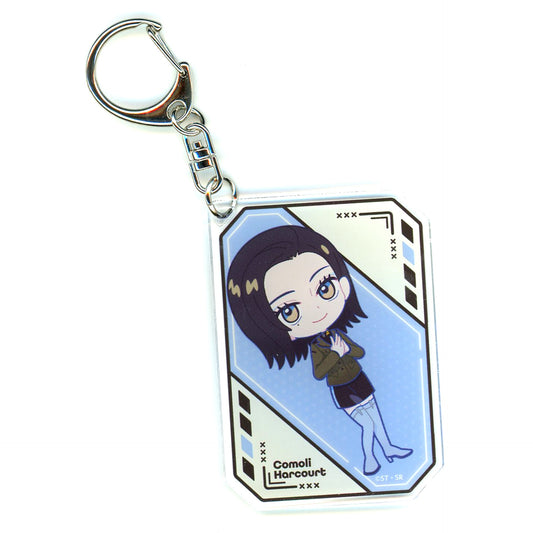 Komori Harcourt Mobile Suit Gundam GQuuuuuuX x Tokyu Kabukicho Tower Climax Collabo Trading Mini Character Acrylic Keychain [USED]