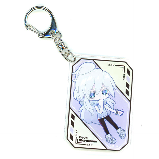 Duu Murasame Mobile Suit Gundam GQuuuuuuX Tokyu Kabukicho Tower Mini Chara Acrylic Keychain [USED]