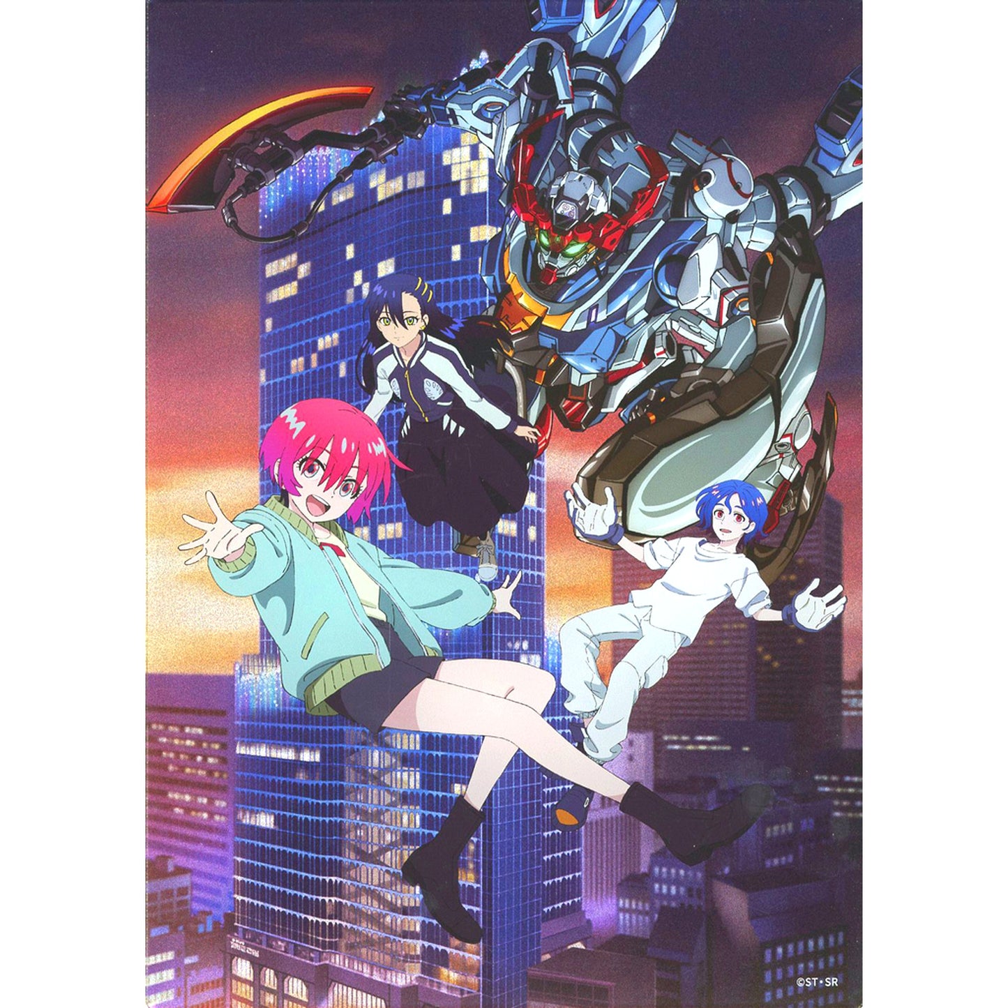 Group Mobile Suit Gundam GQuuuuuuX x Tokyu Kabukicho Tower Climax Collaboration Metallic Acrylic Board [USED]