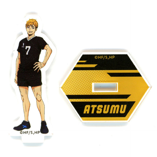 Atsumu Miya Mini Acrylic Stand Haikyu!! Asobitsukuse!! in Namjatown Summer Version Minigame Gekisha! Album Sakusei! Best Shot! Prize [USED]
