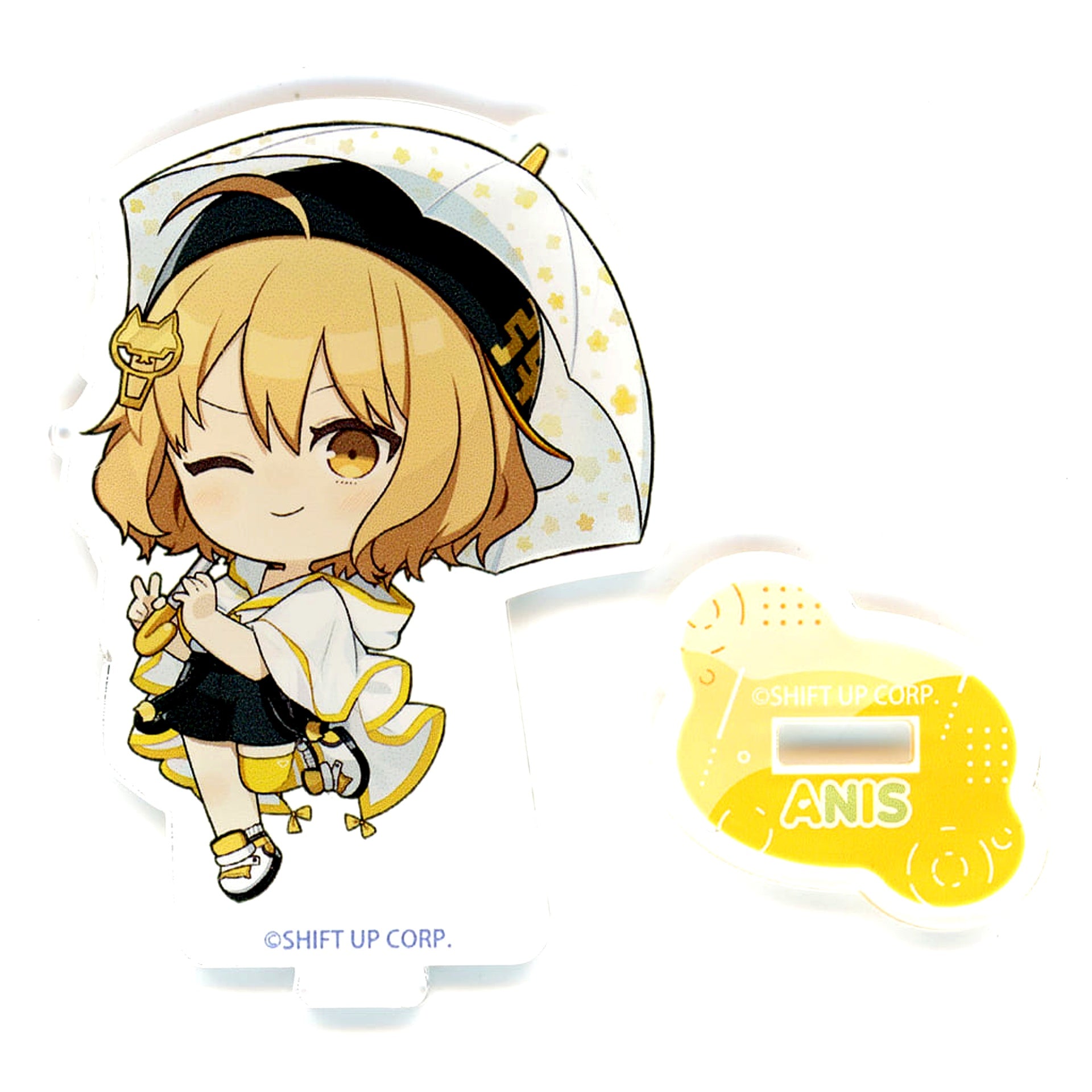Anis Goddess of Victory: NIKKE Urban Rainy Day Chibi Acrylic Stand GiGO Exclusive [USED]