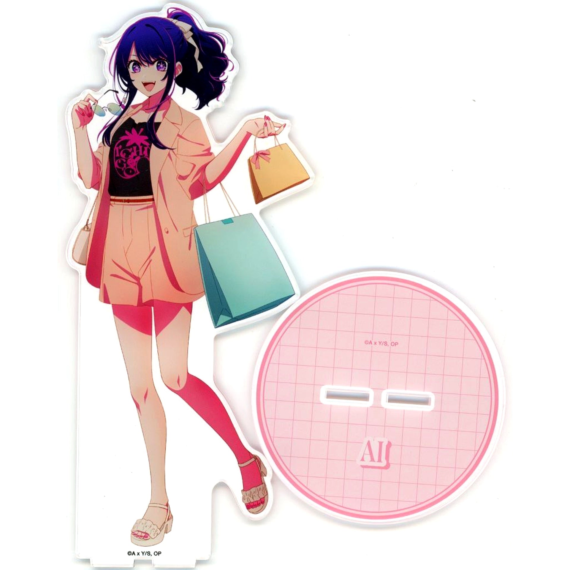 Ai Hoshino Illustration Shopping Ver. Extra Large Acrylic Stand Oshi no Ko [USED]