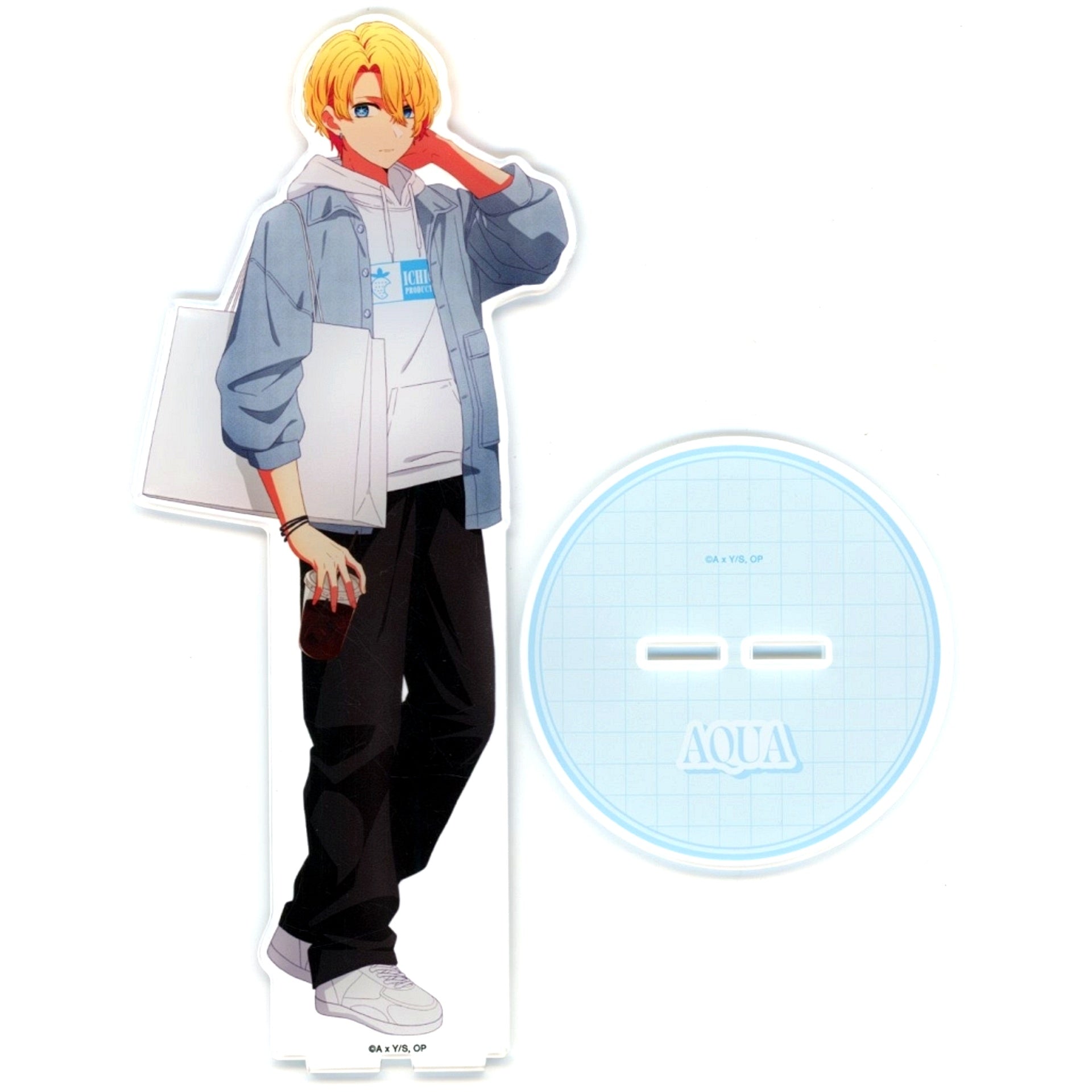 Aqua Hoshino Oshi no Ko Illustration Shopping Ver. Extra Large Acrylic Stand [USED]