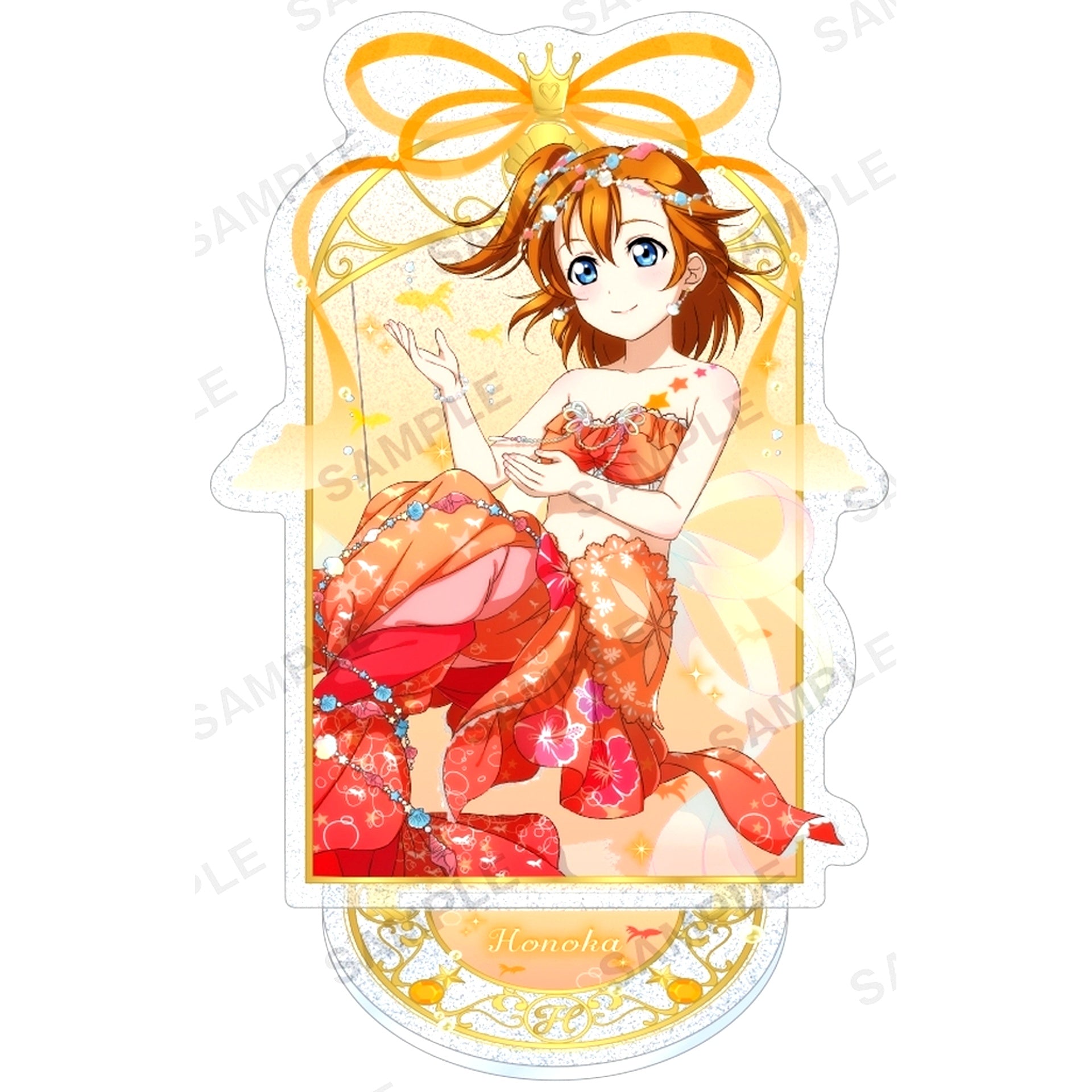 Honoka Kosaka Kirarin Acrylic Stand u's Mermaid Ver. Love Live! School Idol Festival [USED]
