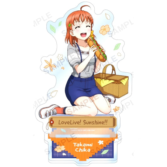 Chika Takami Acrylic Stand Aqours Swimsuit Ver. Love Live! School Idol Festival [USED]