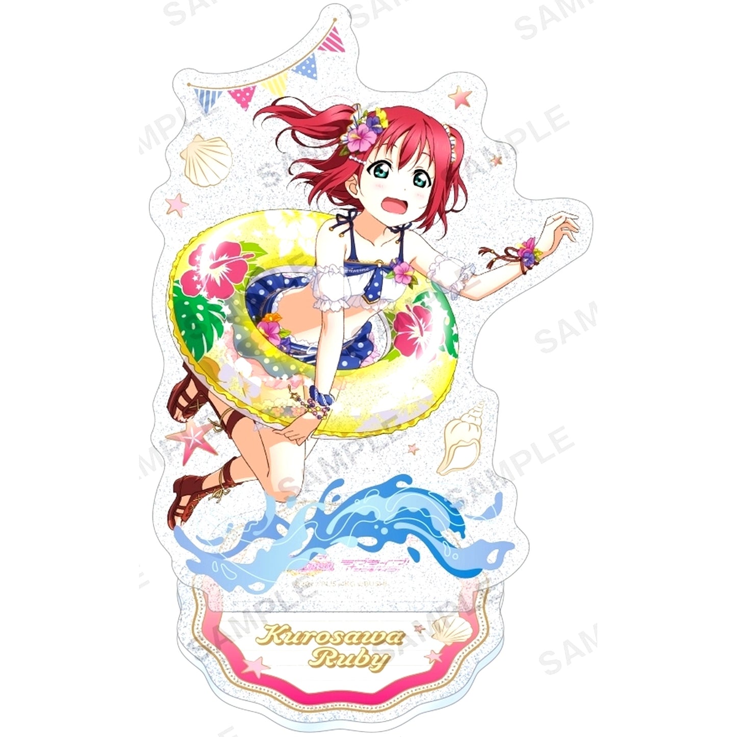 Ruby Kurosawa Kirarin Acrylic Stand Aqours Swimsuit Ver. Love Live! School Idol Festival [USED]