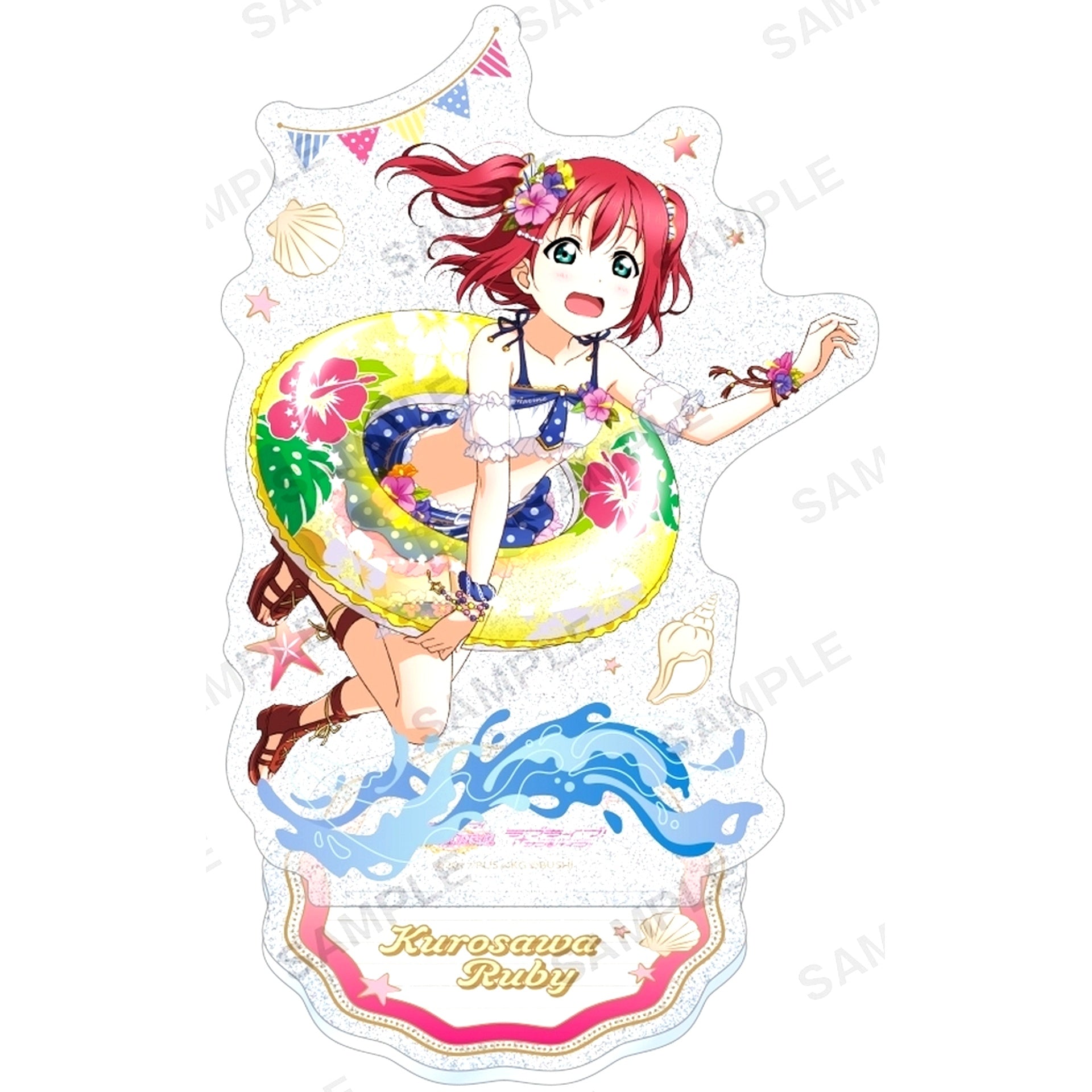 Ruby Kurosawa Kirarin Acrylic Stand Aqours Swimsuit Ver. Love Live! School Idol Festival [USED]