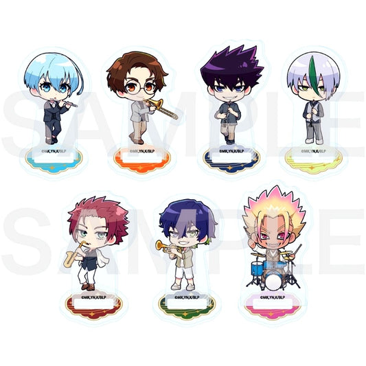Set of 7 Blue Lock Mini Acrylic Stand No. 22 Band Ver. [USED]