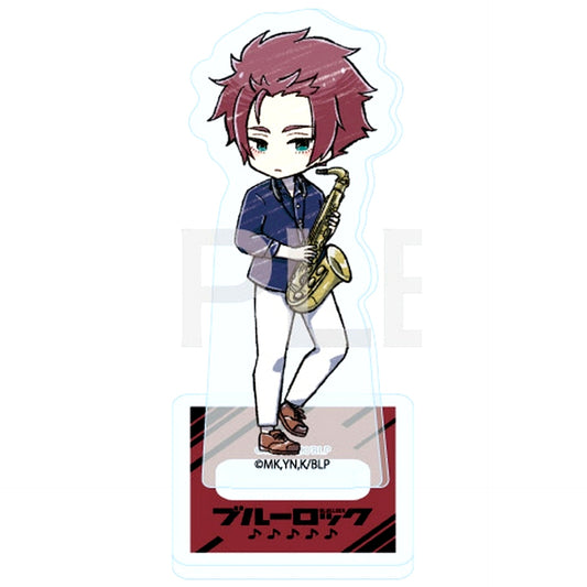 Sae Itoshi 11. Band Ver. GraffArt Illustration Acrylic Petit Stand Blue Lock [USED]