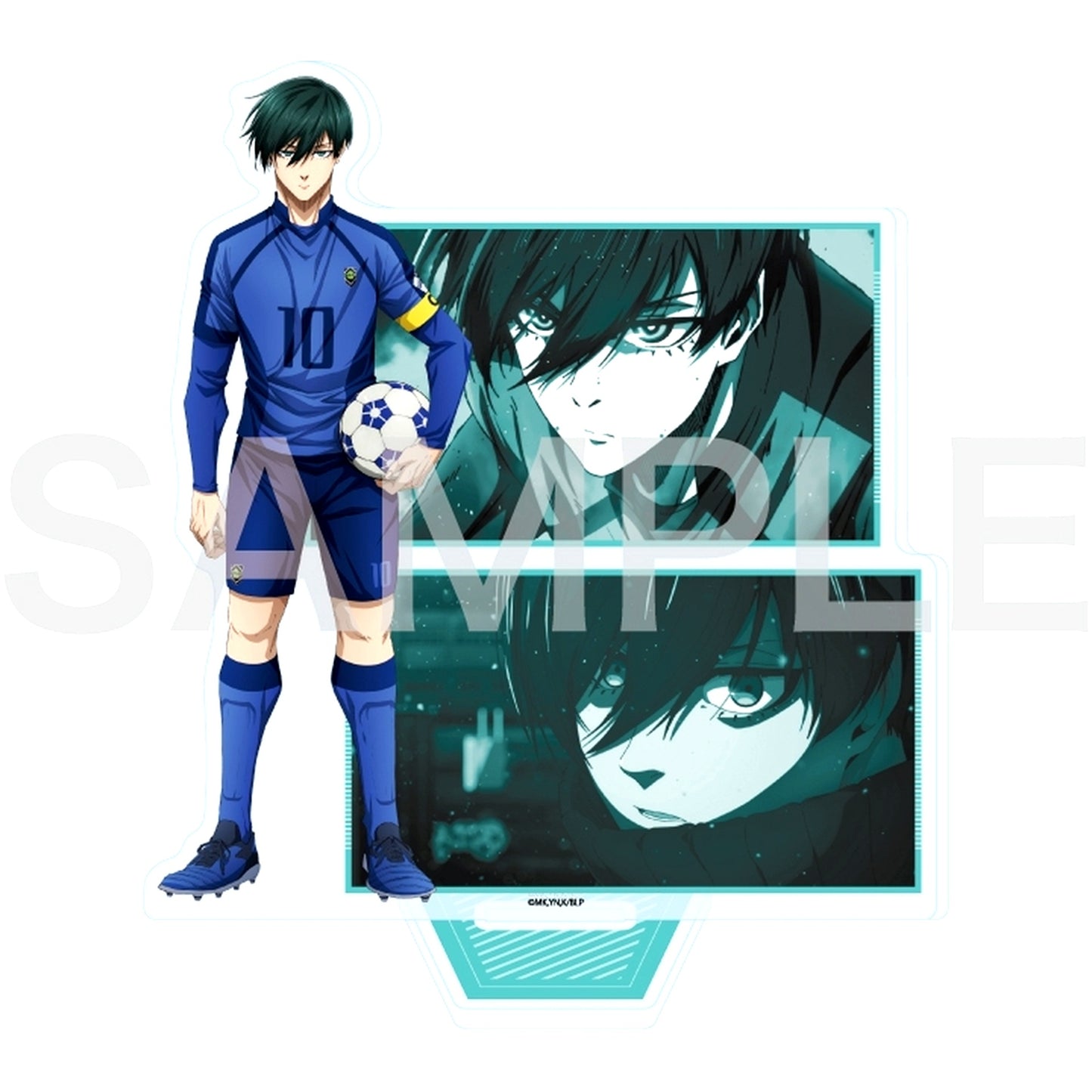Rin Itoshi 18. Official Illustration Acrylic Stand Blue Lock [USED]