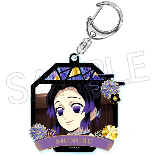 Shinobu Kocho Demon Slayer Kimetsu no Yaiba Raden Style Acrylic Keychain Vol.4 [USED]