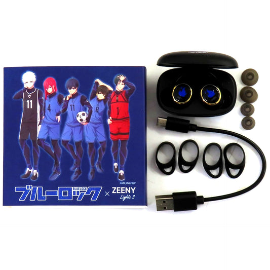 Rin Itoshi Blue Lock Zeeny Lights 3 Collaboration Earphones x Zeeny [USED]
