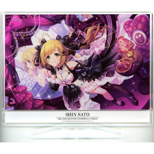 Shin Sato Beloved Queen Heart Idol Photo Panel THE IDOLM@STER Cinderella Girls [USED]