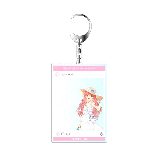 Mimi Kagari I Wanna Be Your Girl SNS Style Acrylic Keychain Picnic Ver. Pop-up Store [USED]