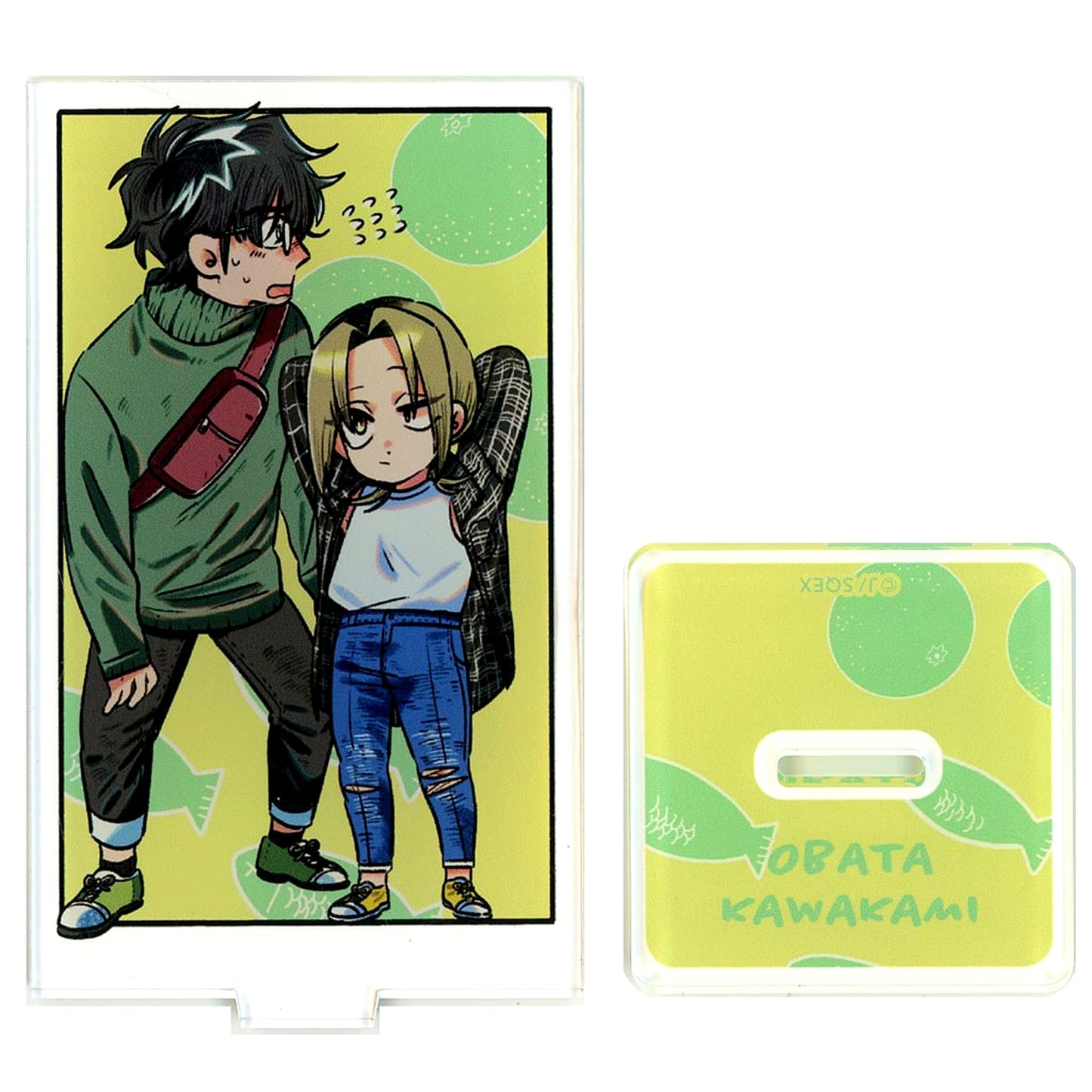 Obata & Kawakami B-7 Prize Behind the Supermarket Smoking With You Acrylic Stand e-STORE Kuji Online Kuji Super S no Goaien Kanshasai Part 2 [USED]