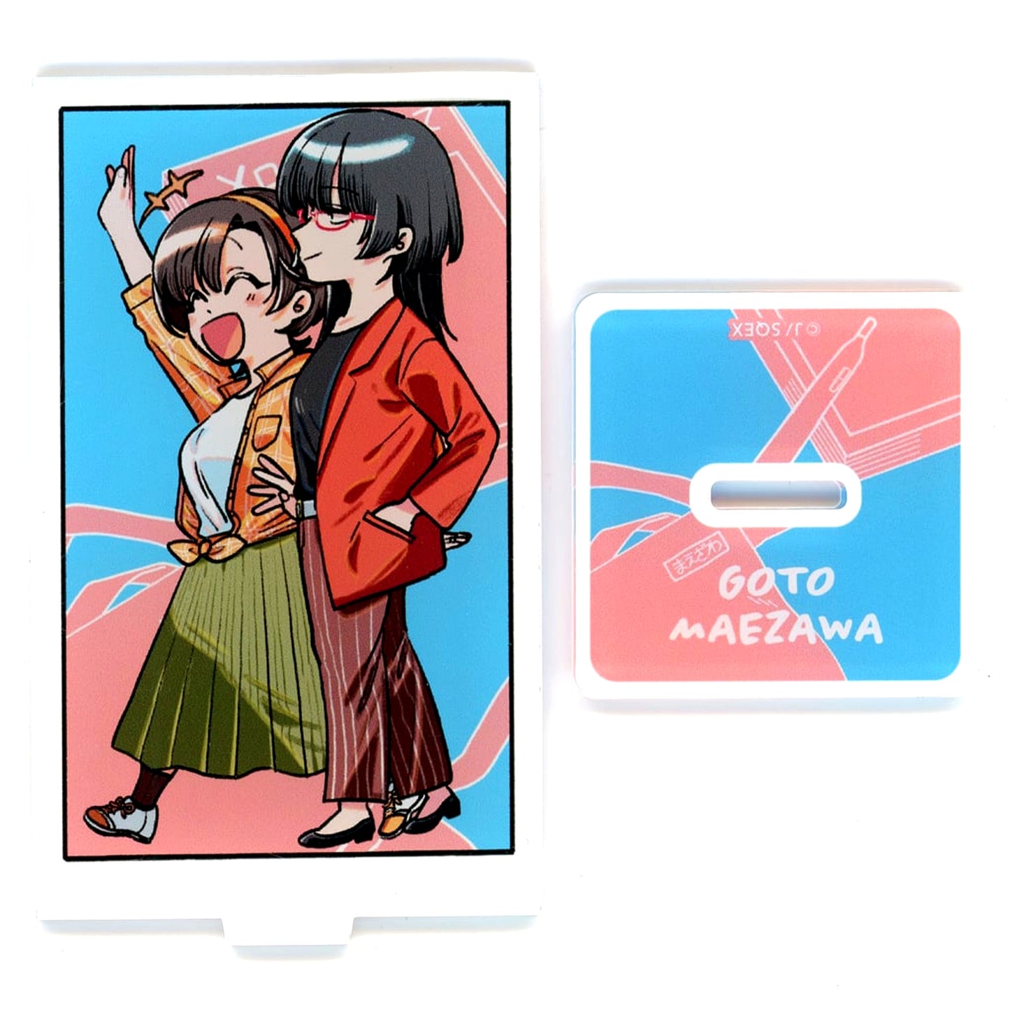 Gotoh & Maezawa B-8 Prize Behind the Supermarket Smoking With You Acrylic Stand e-STORE Kuji Online Kuji Super S no Goaien Kanshasai Part 2 [USED]