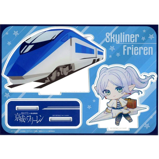 Frieren Blue Special Acrylic Stand Frieren: Beyond Journey's End Keisei Railway Keisei Frieren Goods Ticket Bonus [USED]