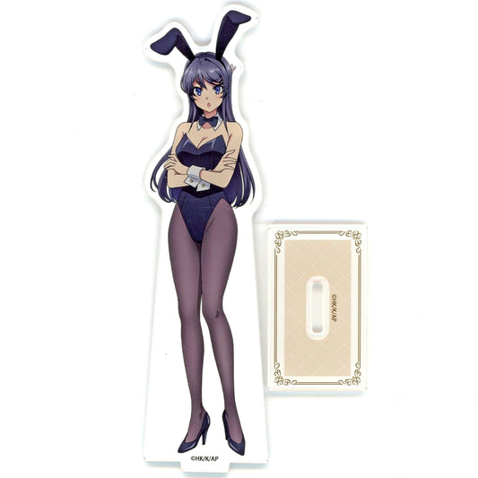 Mai Sakurajima Bunny Exhibition Visual Acrylic Stand Rascal Does Not Dream of a School Memory Aobuta Exhibition [USED]