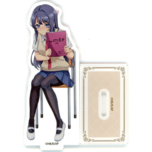 Mai Sakurajima Uniform Exhibition Visual Acrylic Stand Rascal Does Not Dream of a School Memory Aobuta Exhibition [USED]