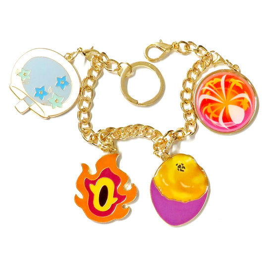 Kyojuro Rengoku Demon Slayer Kimetsu no Yaiba ufotable Cafe Birthday Festival 2025 Wagashi Bag Charm [USED]
