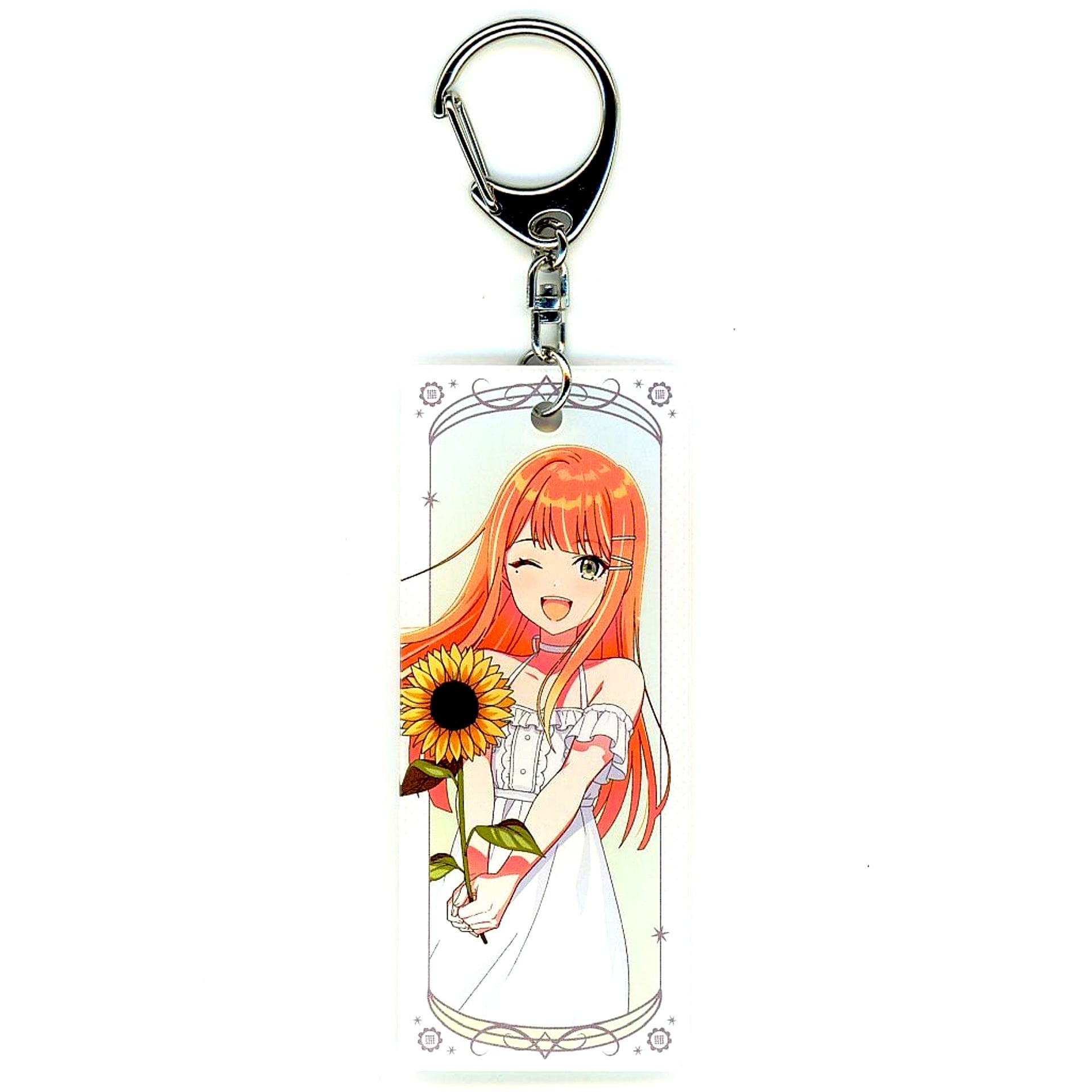 Sumika Shiun Double-sided Keychain Sunflower Ver. Gakuen Idolmaster POP UP SHOP [USED]