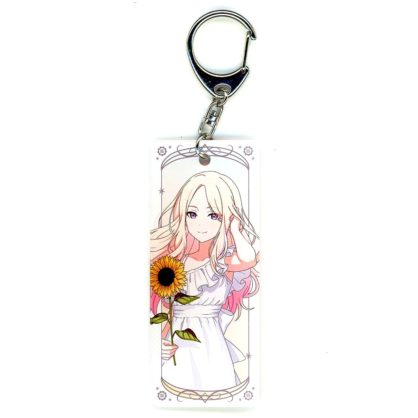 Sena Juo Double-sided Keychain Sunflower Ver. Gakuen Idolmaster POP UP SHOP [USED]