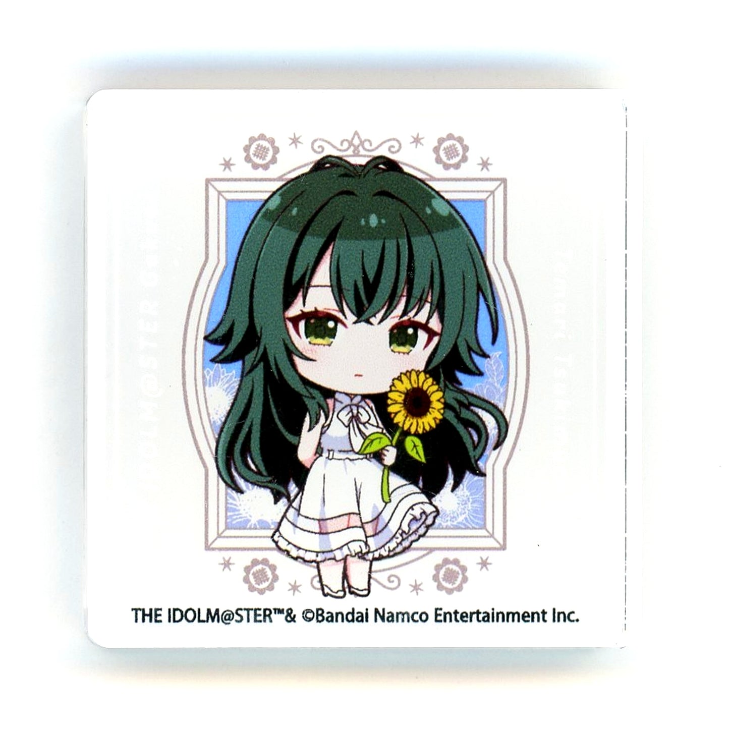 Temari Tsukimura Gakuen Idolmaster Pop Up Shop Acrylic Block Sunflower Mini Character Ver. [USED]