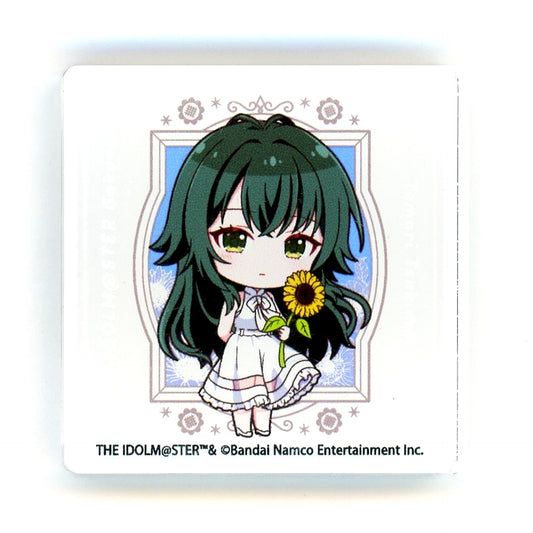 Temari Tsukimura Gakuen Idolmaster Pop Up Shop Acrylic Block Sunflower Mini Character Ver. [USED]
